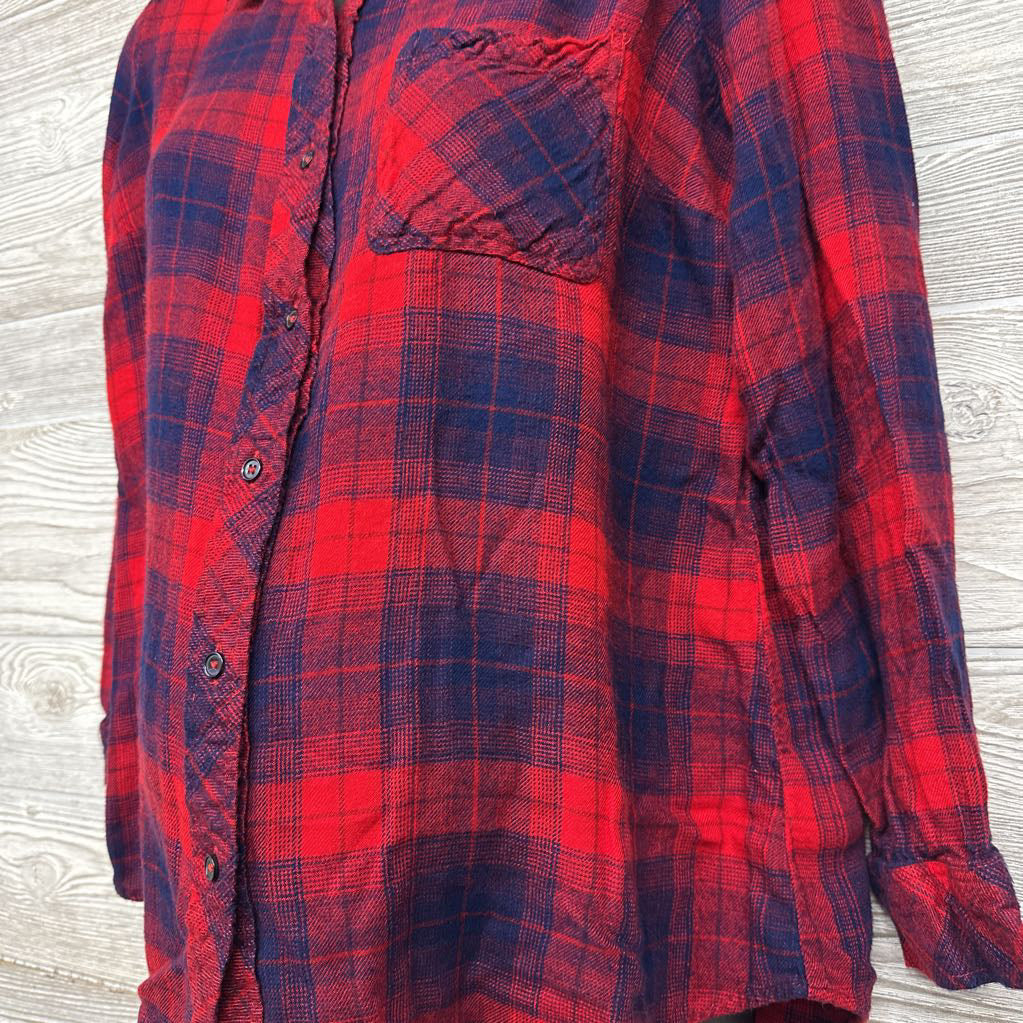 Plaid Button Up Shirt Medium