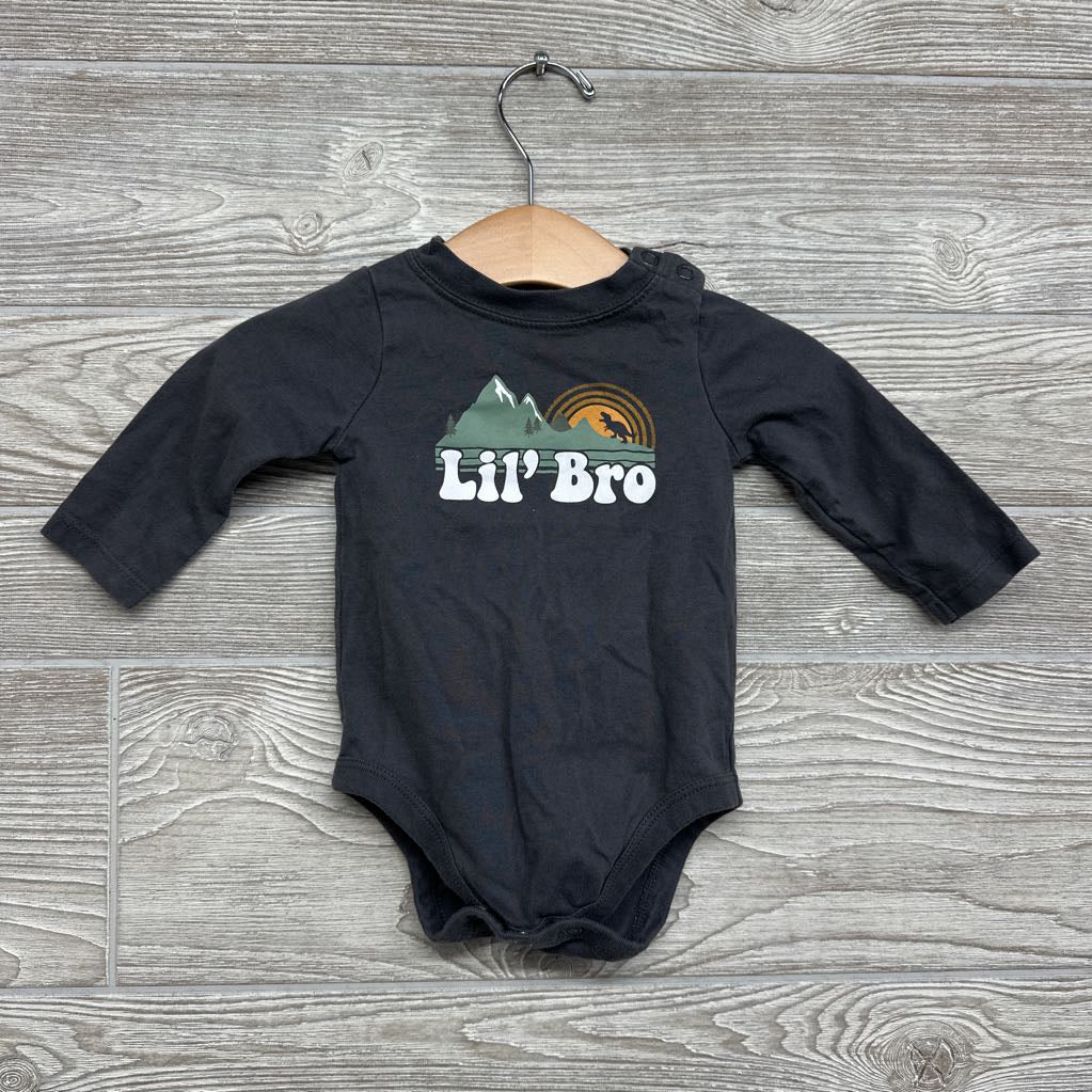 LS Bodysuit Lil' Bro 3-6M