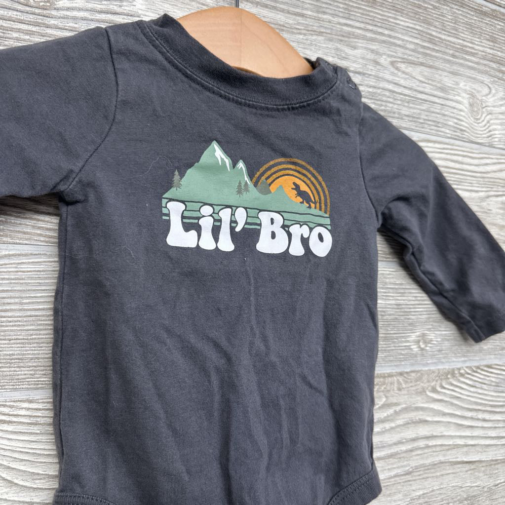 LS Bodysuit Lil' Bro 3-6M