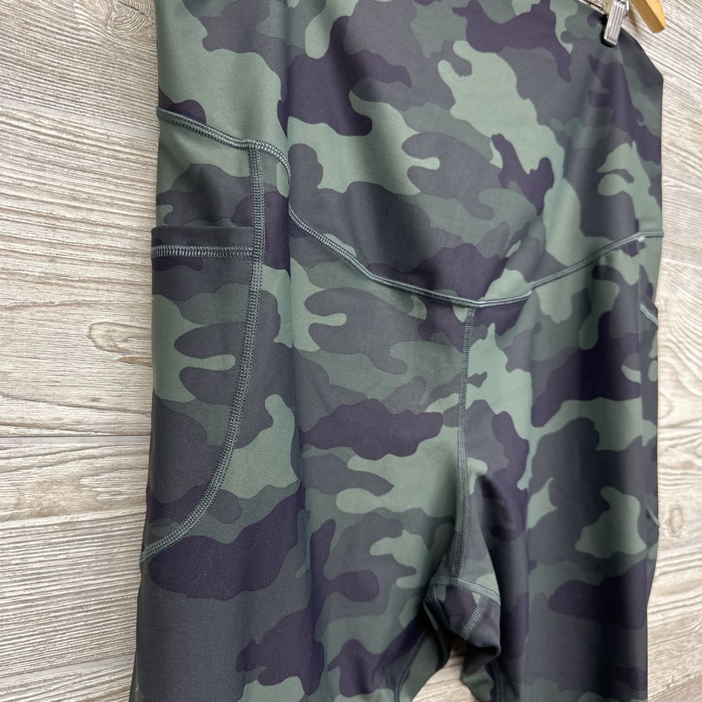 High Rise Powersoft Active Side Pocket Leggings Camo XXL