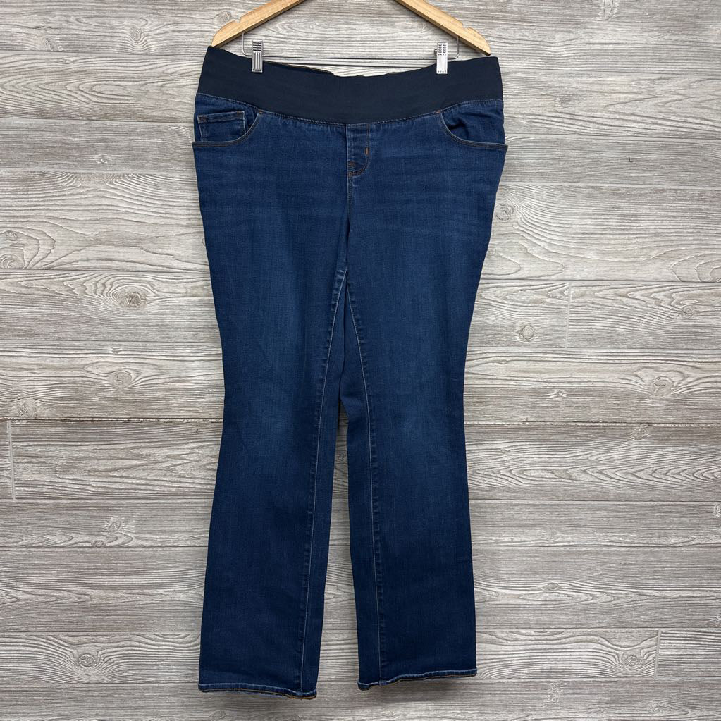 Bootcut Front Low Panel Jeans 16 Long