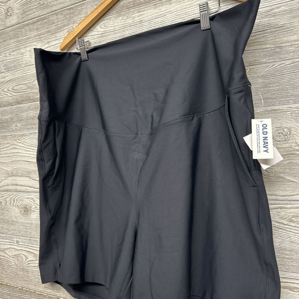 NEW High Rise Rollover-Waist PowerSoft Shorts XL