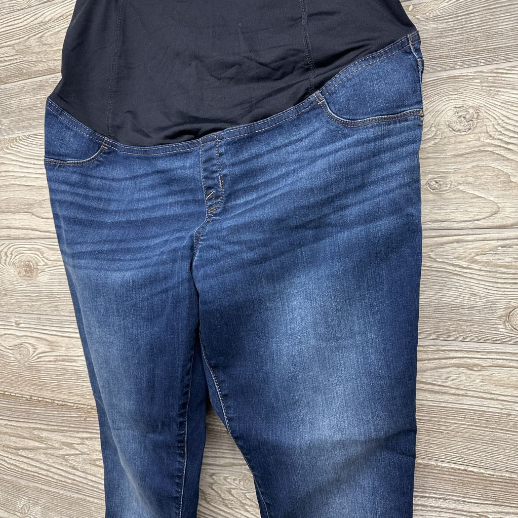 Cross Panel Skinny Jeans 16/XL