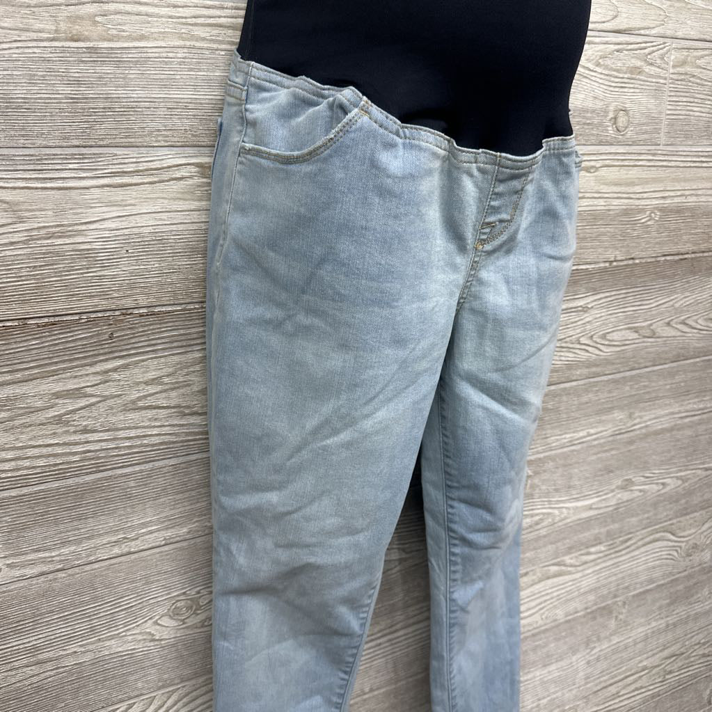 Cross Panel Skinny Jeans 10/Med