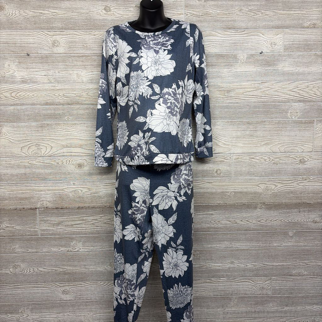 2 Pc Nursing Pj Outfit Flowers Large