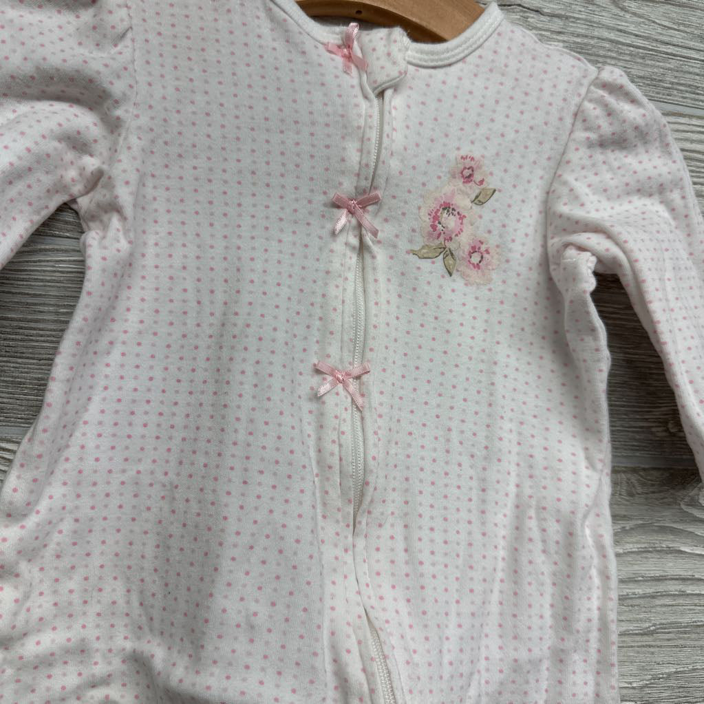 Sleeper Dots Flowers Bows 9M