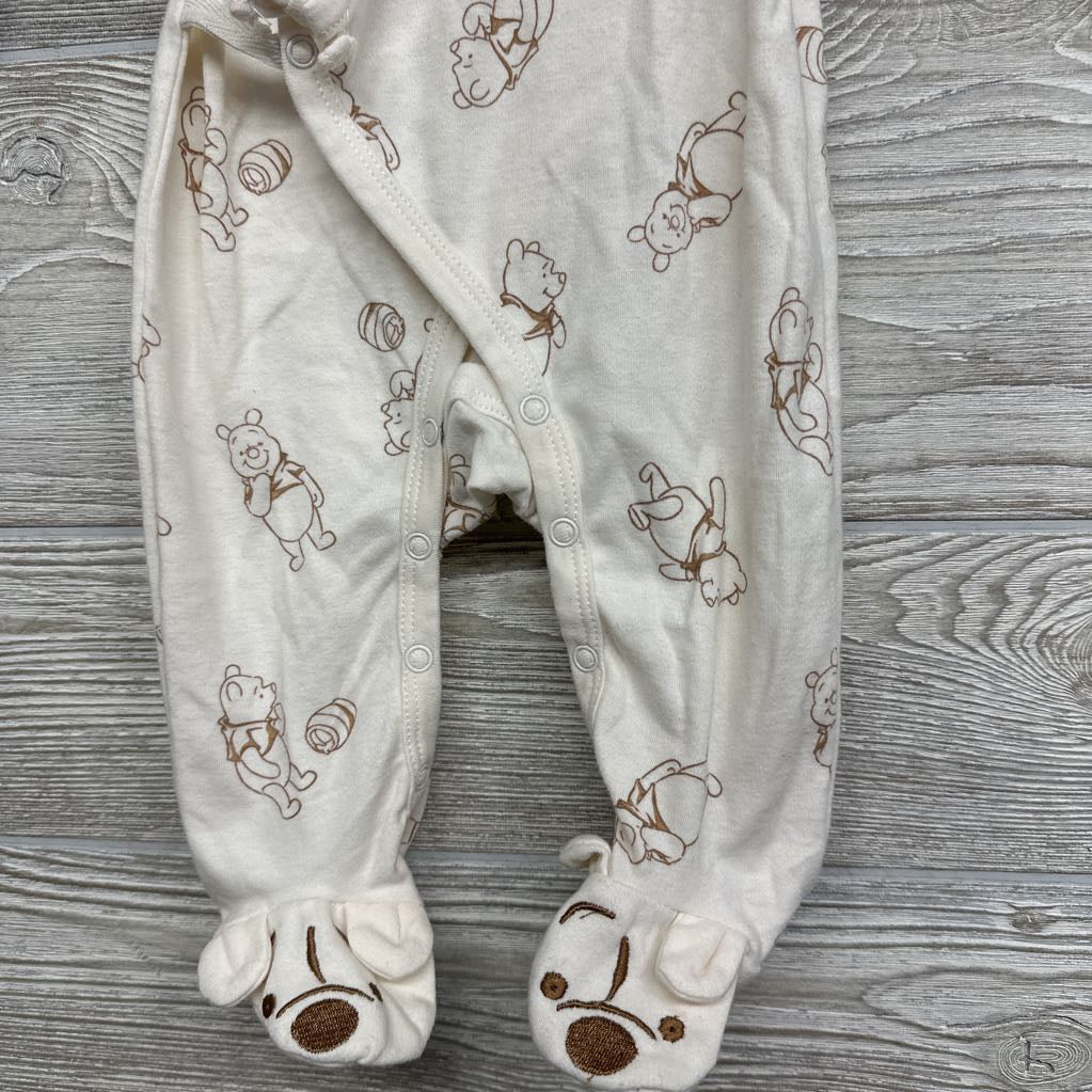 LS Side Snap Footed Outfit Winnie The Pooh 3-6M