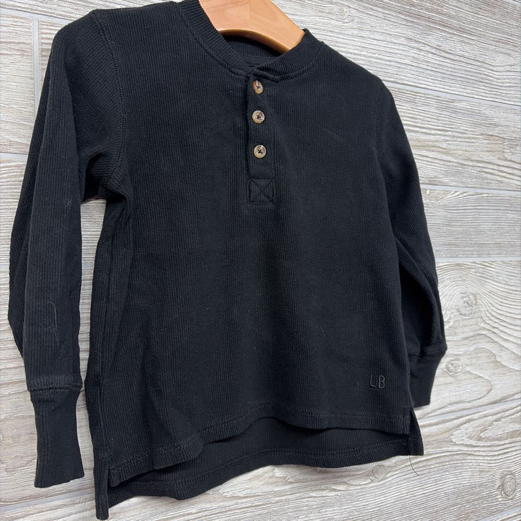 LS Ribbed Henley Shirt 18-24M