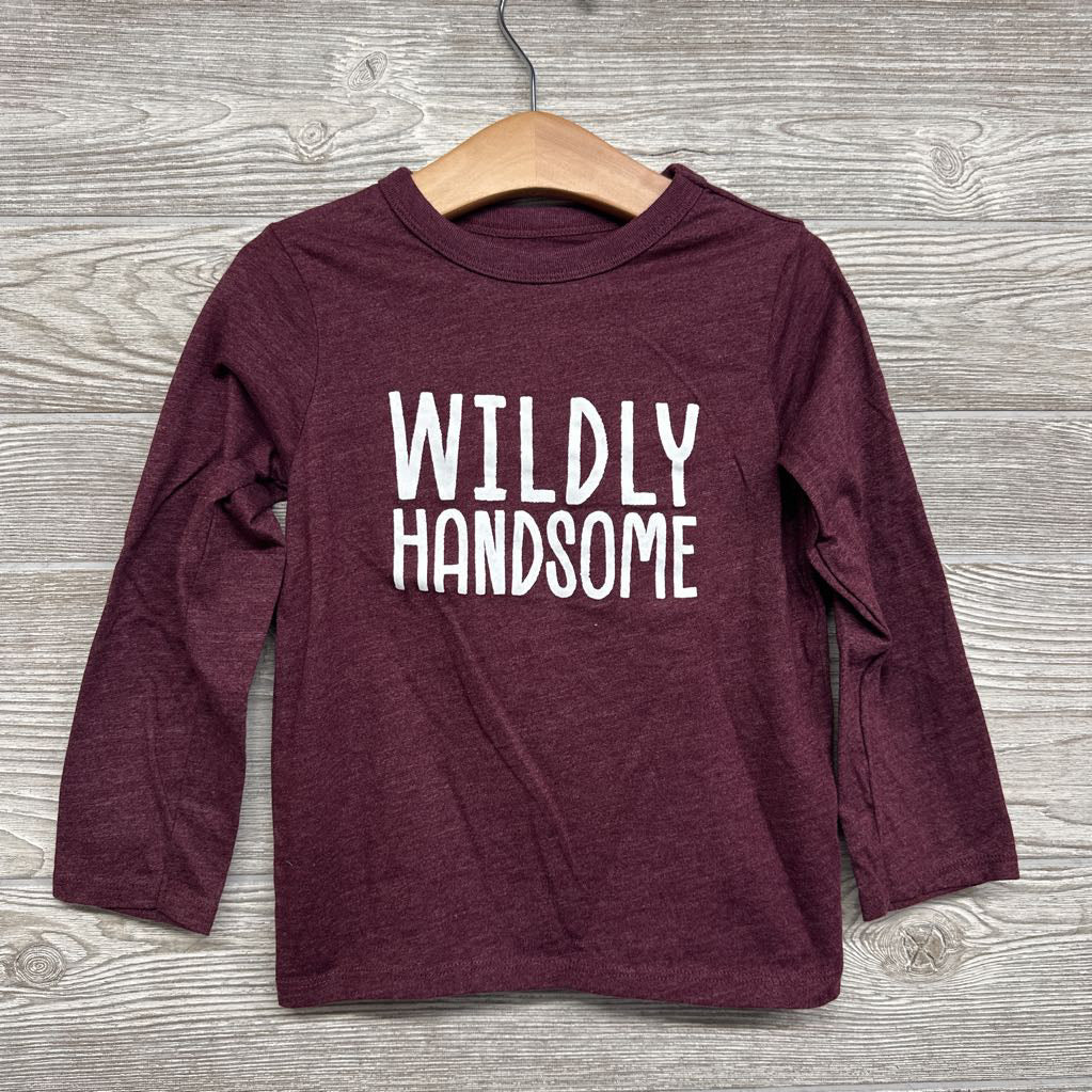 LS Shirt Wildly Handsome 4T