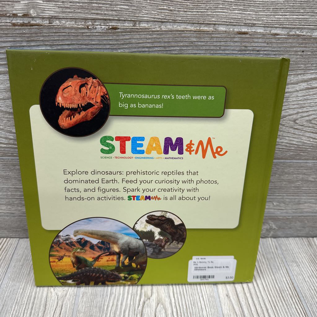 Hardcover Book Steam & Me Dinosaurs