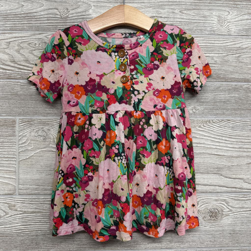 Bamboo Tunic Flowers & Ruffle Shorts 4T *