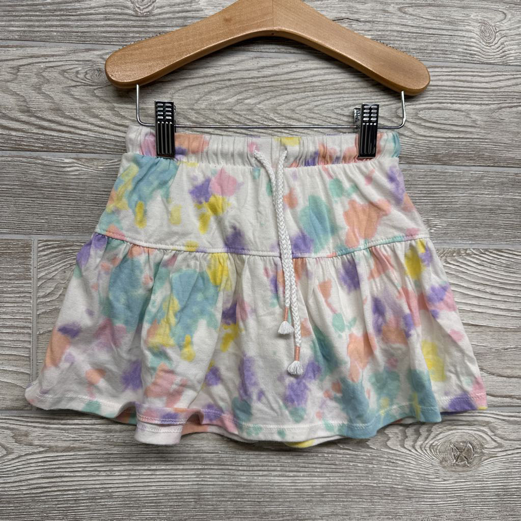 Drawstring Skort Tie Dye 5T