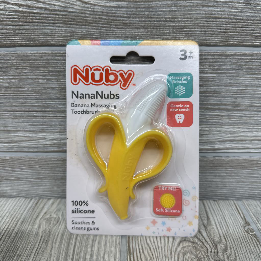 NEW Nana Nubs Massaging Toothbrush