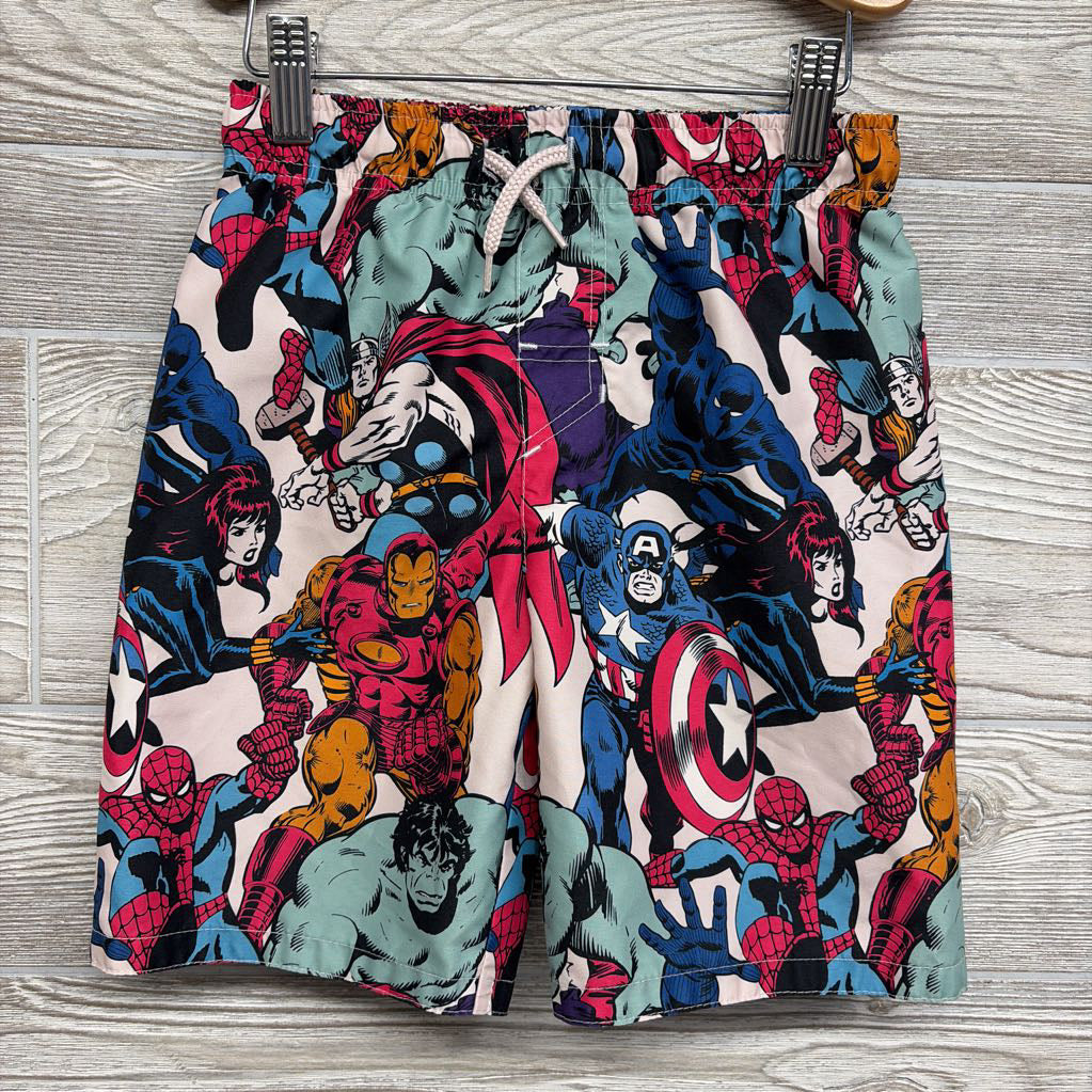 Swim Trunks Superheroes 6-7