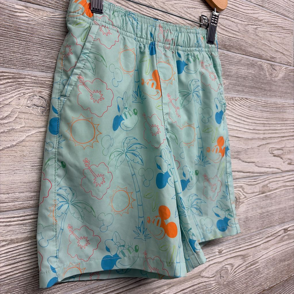 Swim Trunks Mickey Minnie Palm Trees 5-6