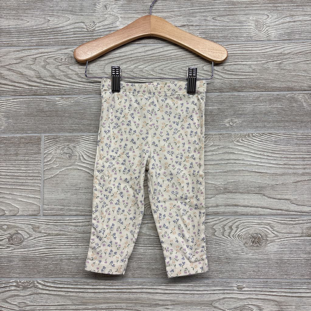 LS Bodysuit & Pants Flowers 9M