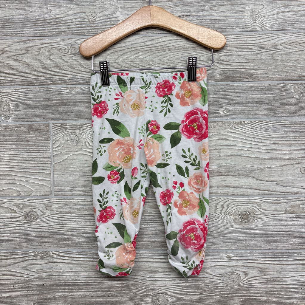 Muslin Flutter Sleeve Tunic & Leggings Flowers 5T
