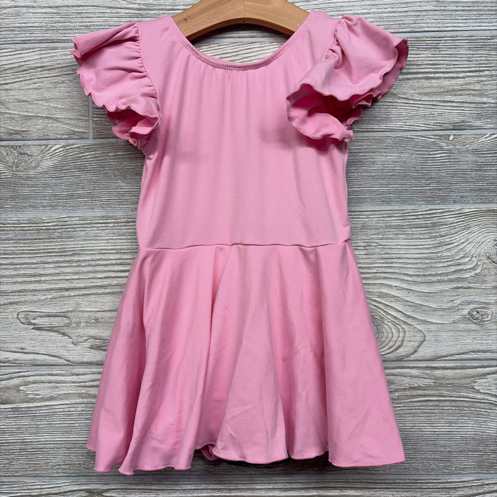 Flutter Sleeve Twirl Leotard 4T