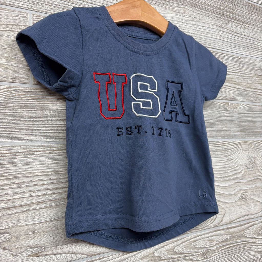 Shirt Embroidered USA 18-24M