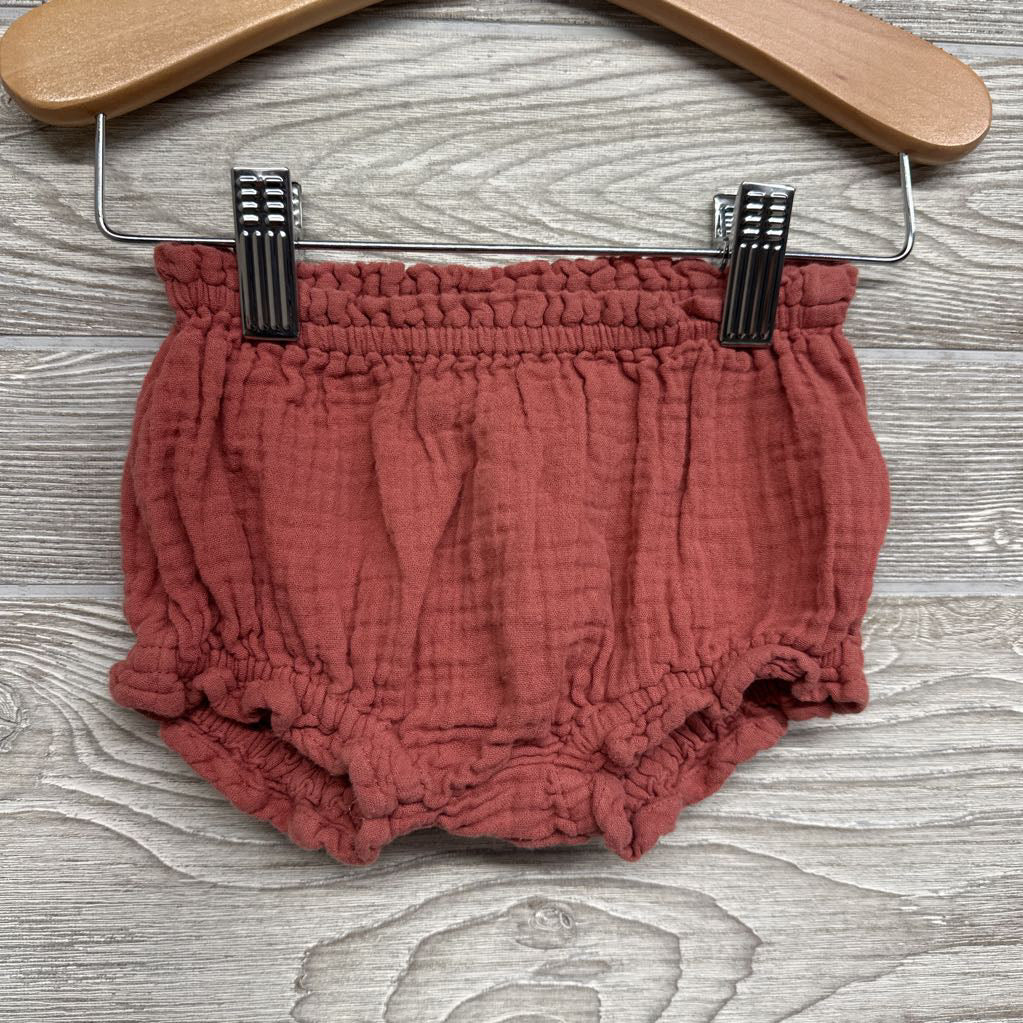 Muslin Button Back Tank Top & Shorts 6-12M