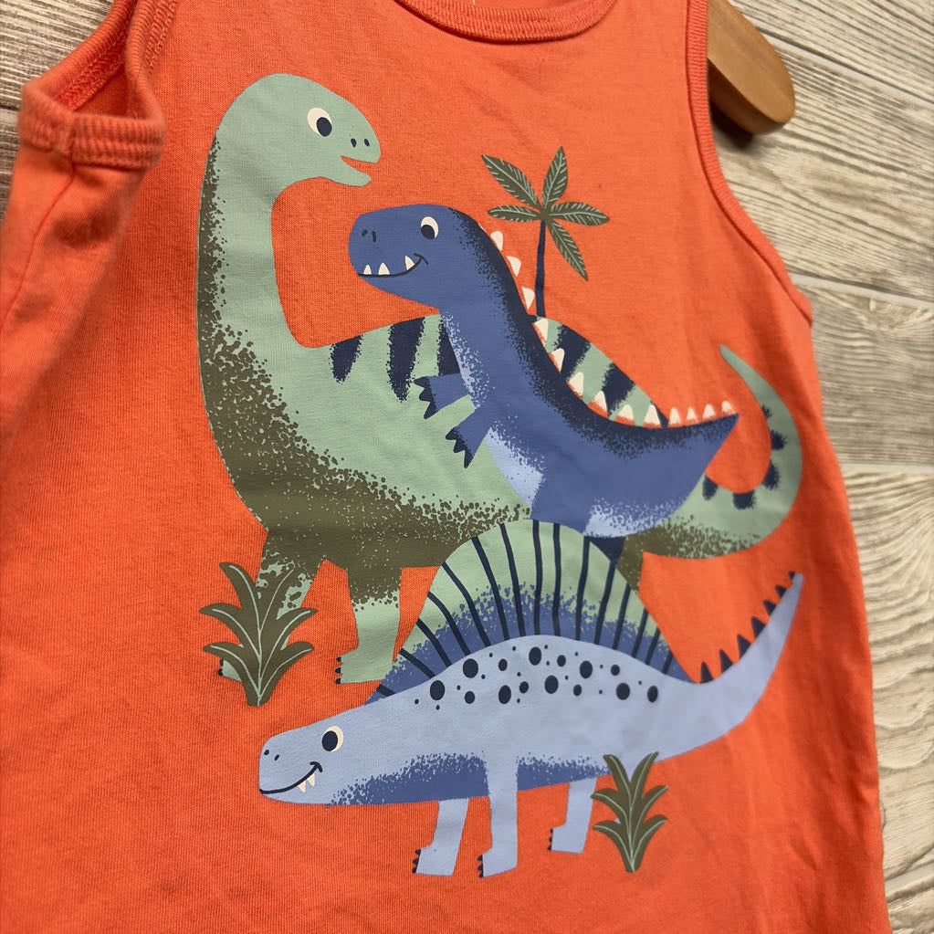 Tank Top Dinosaurs 4t