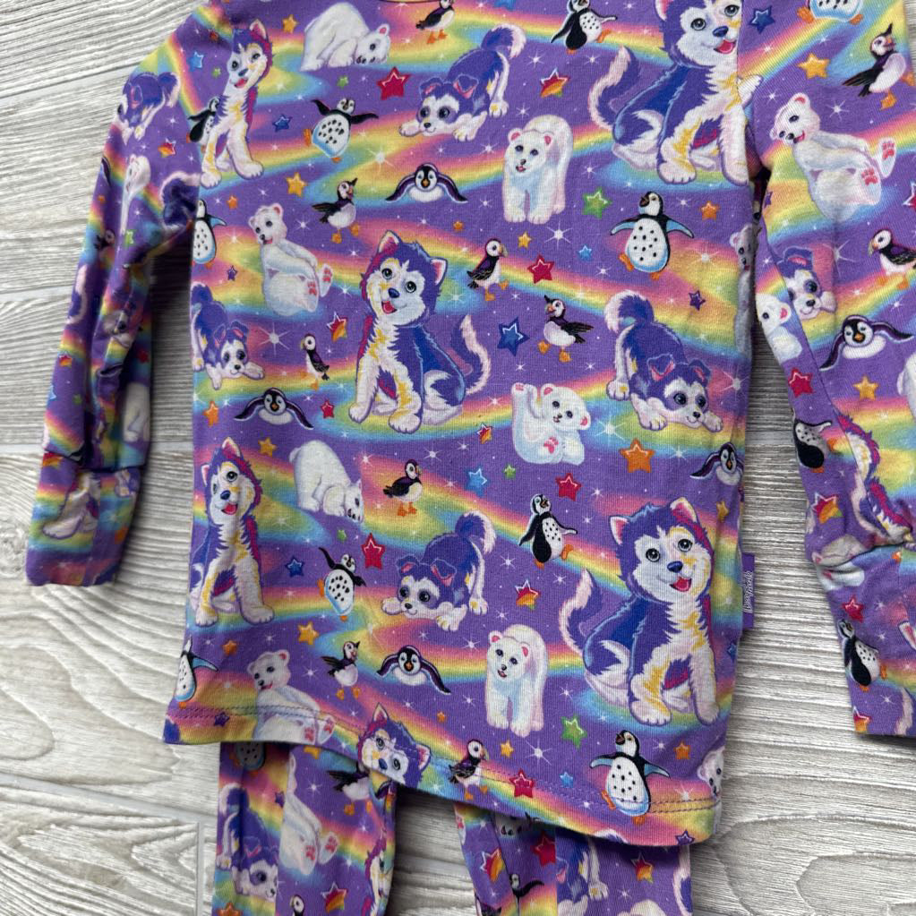 2 Pc LS Bamboo PJs Lisa Frank 12-18M