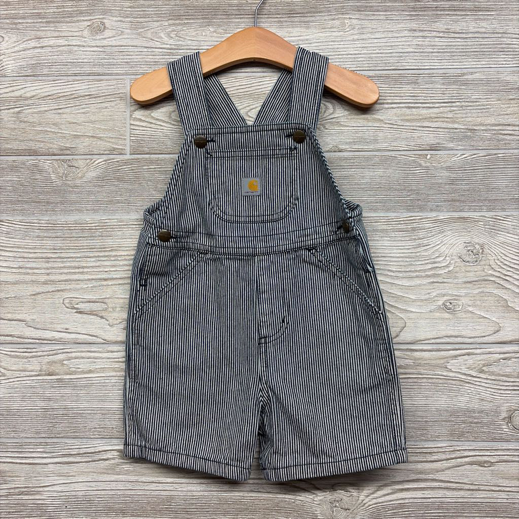 Shortalls Striped 3t