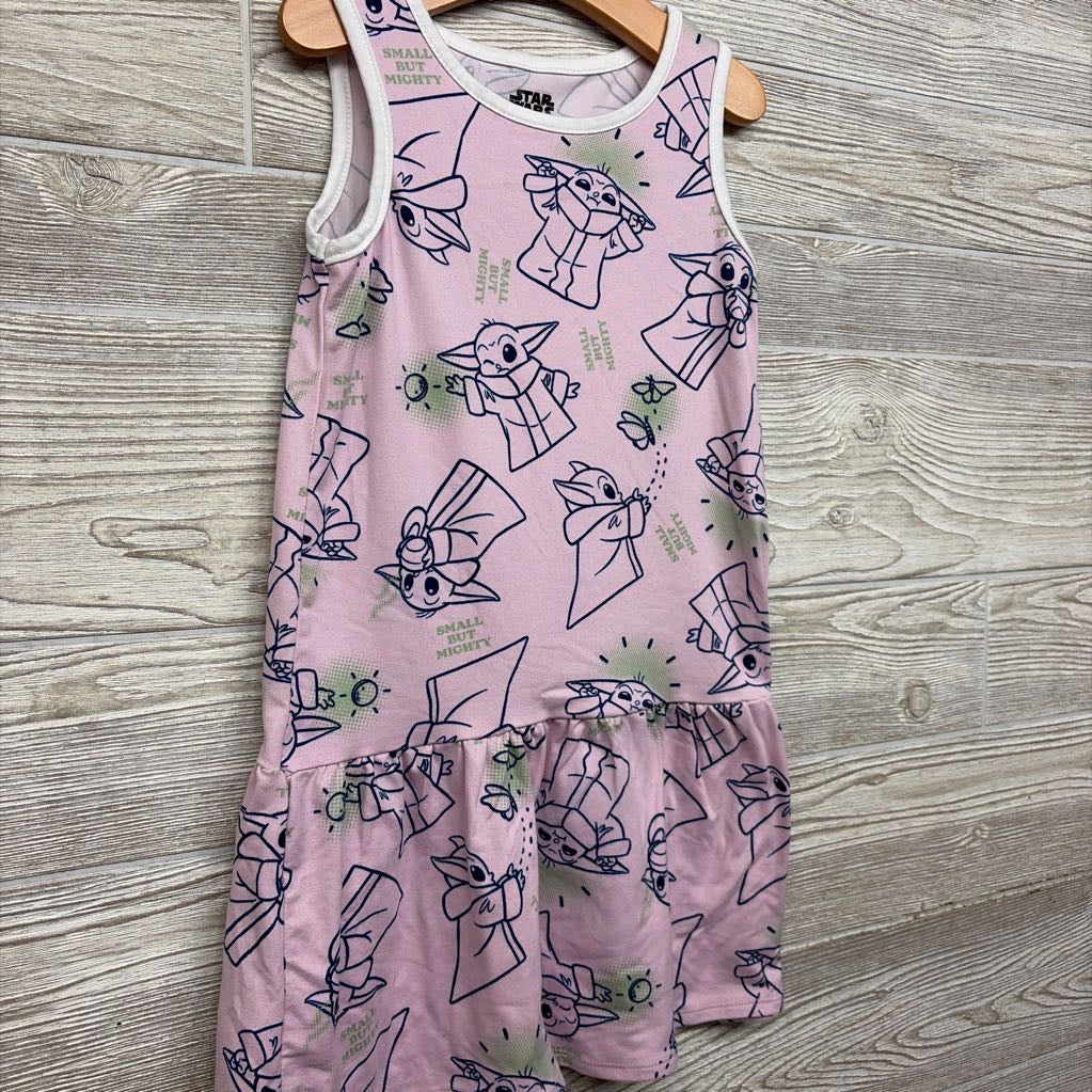 Sleeveless Dress Small But Mighty Grogu 6-6x