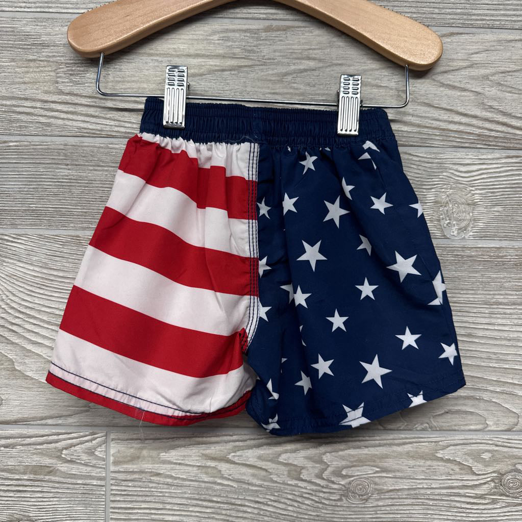 Swim Trunks Stars Stripes 18M
