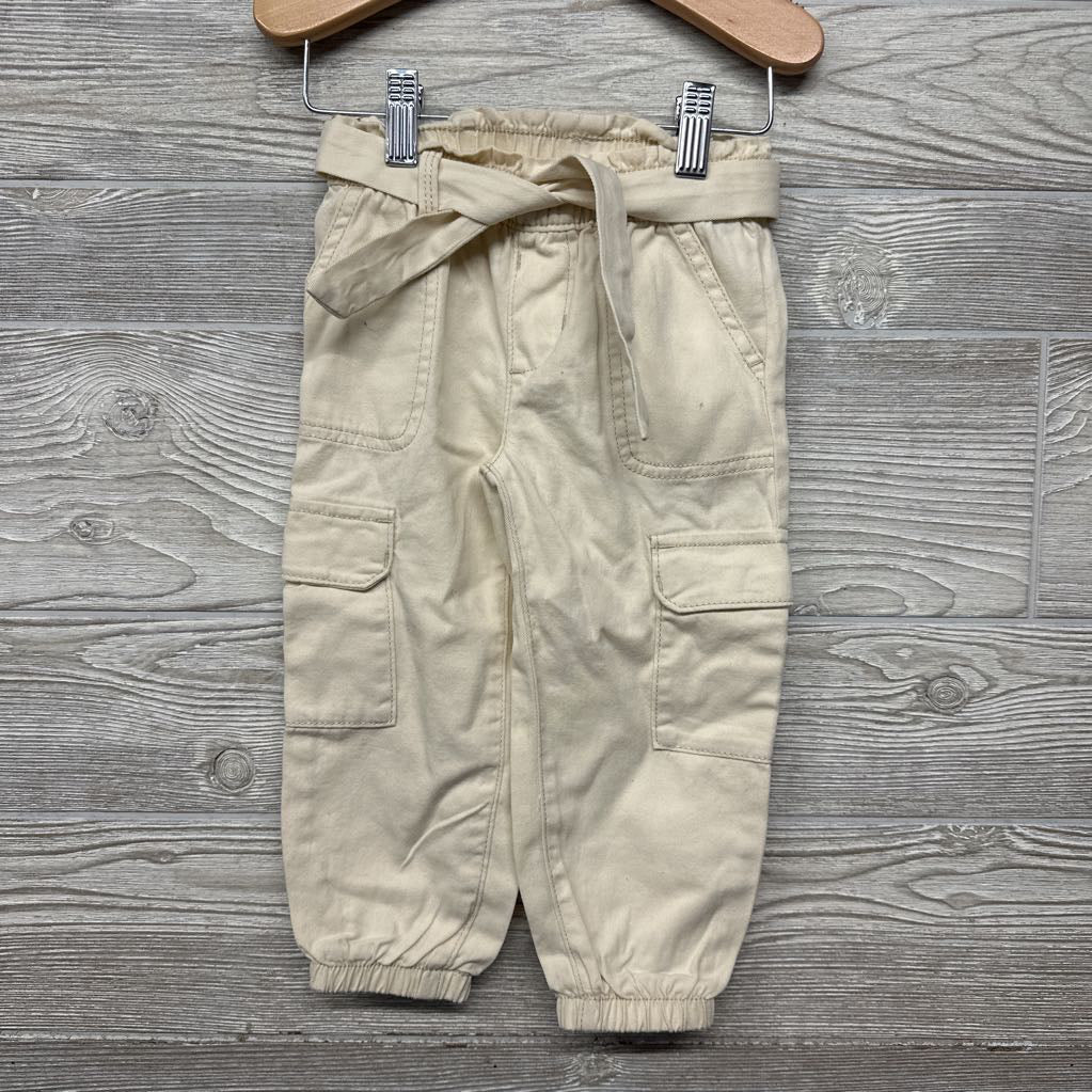 Paperbag Cargo Pants W/ Belt 2T