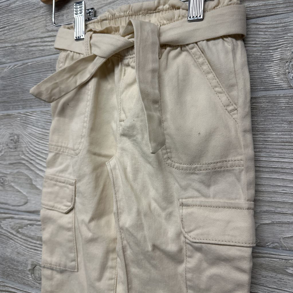 Paperbag Cargo Pants W/ Belt 2T