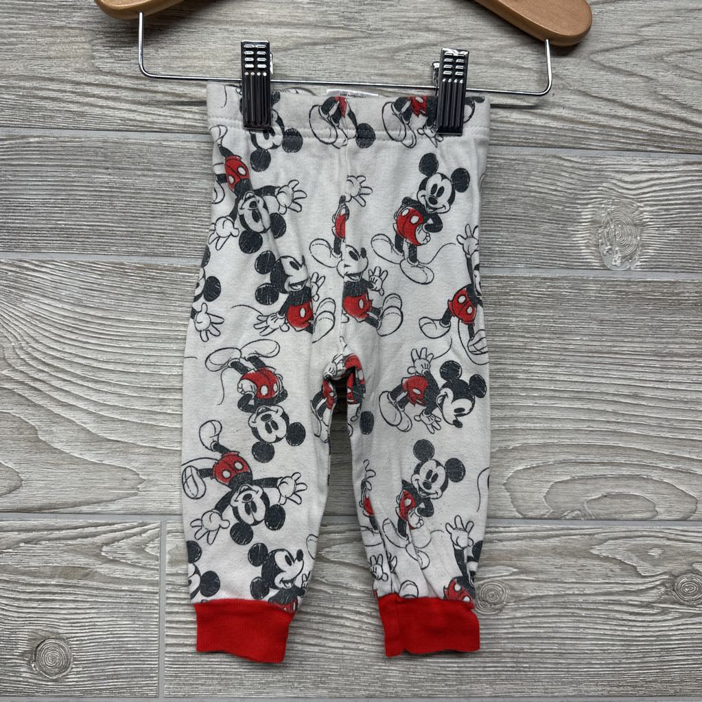 2 Pc PJs Mickey Mouse Sketches 12M