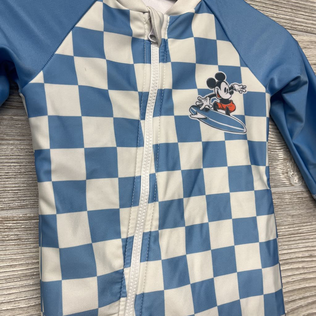 Checkered Swim Outfit Mickey Mouse 9M