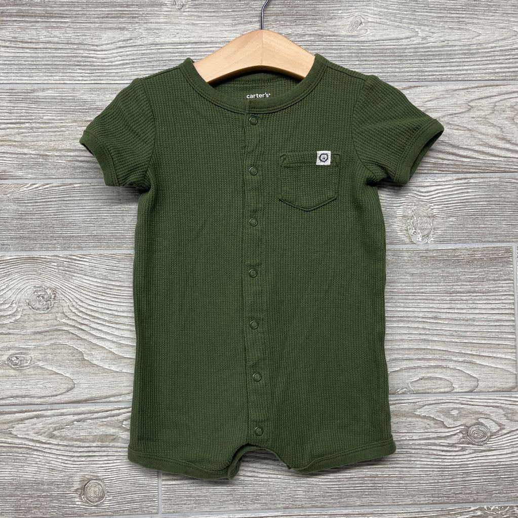 Waffle Knit Snap Up Creeper 12M