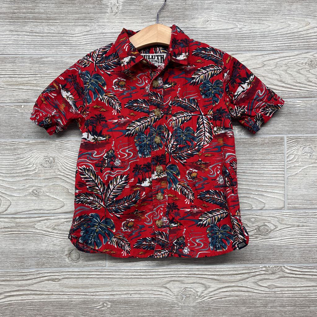 SS Button Up Shirt Flowers 5