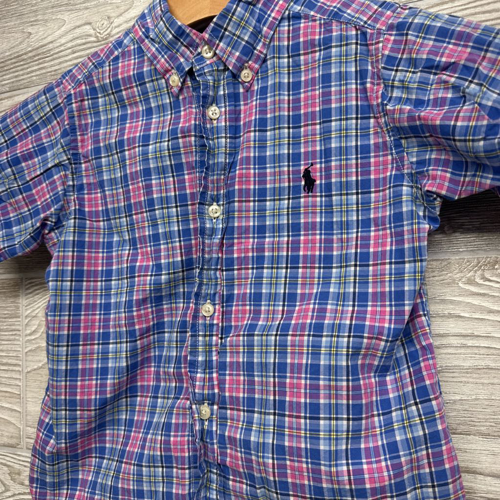 SS Plaid Button Up Shirt 4