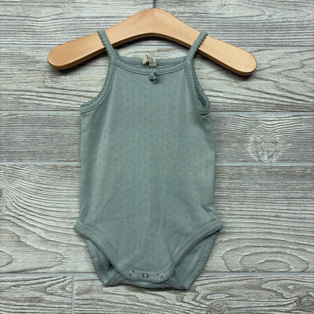 Quincy Mae Tank Pointelle Bodysuit 6-12M