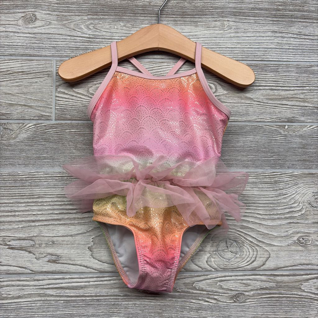 Swimsuit Tutu Tulle Printed 2t