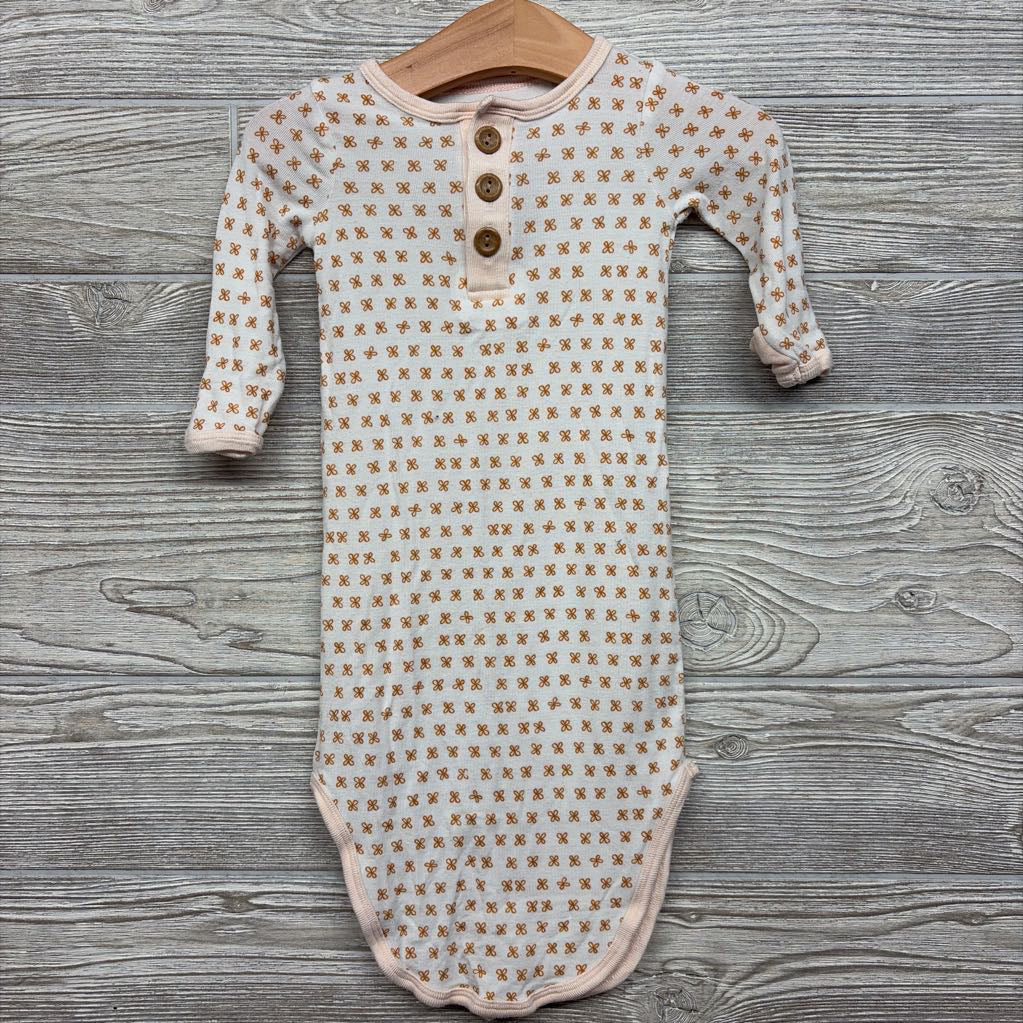 LS Modal PJ Gown Flowers NB