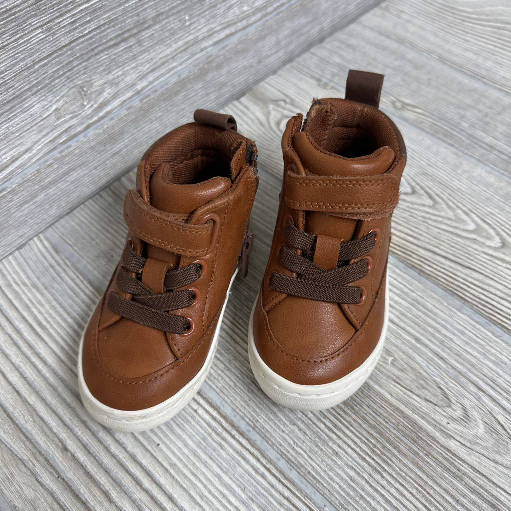 Side Zip Velcro Shoes 5c