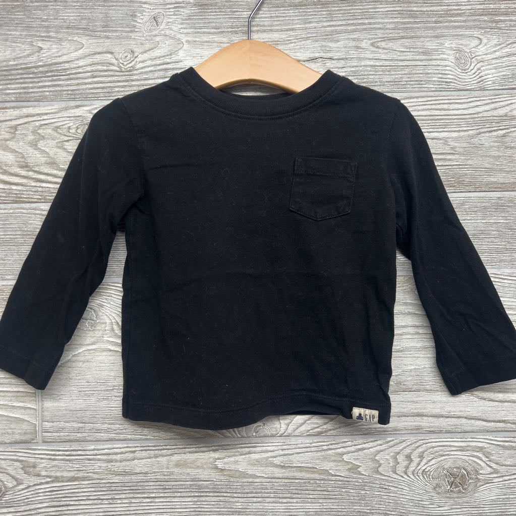 Organic Pocket LS Shirt 18-24M
