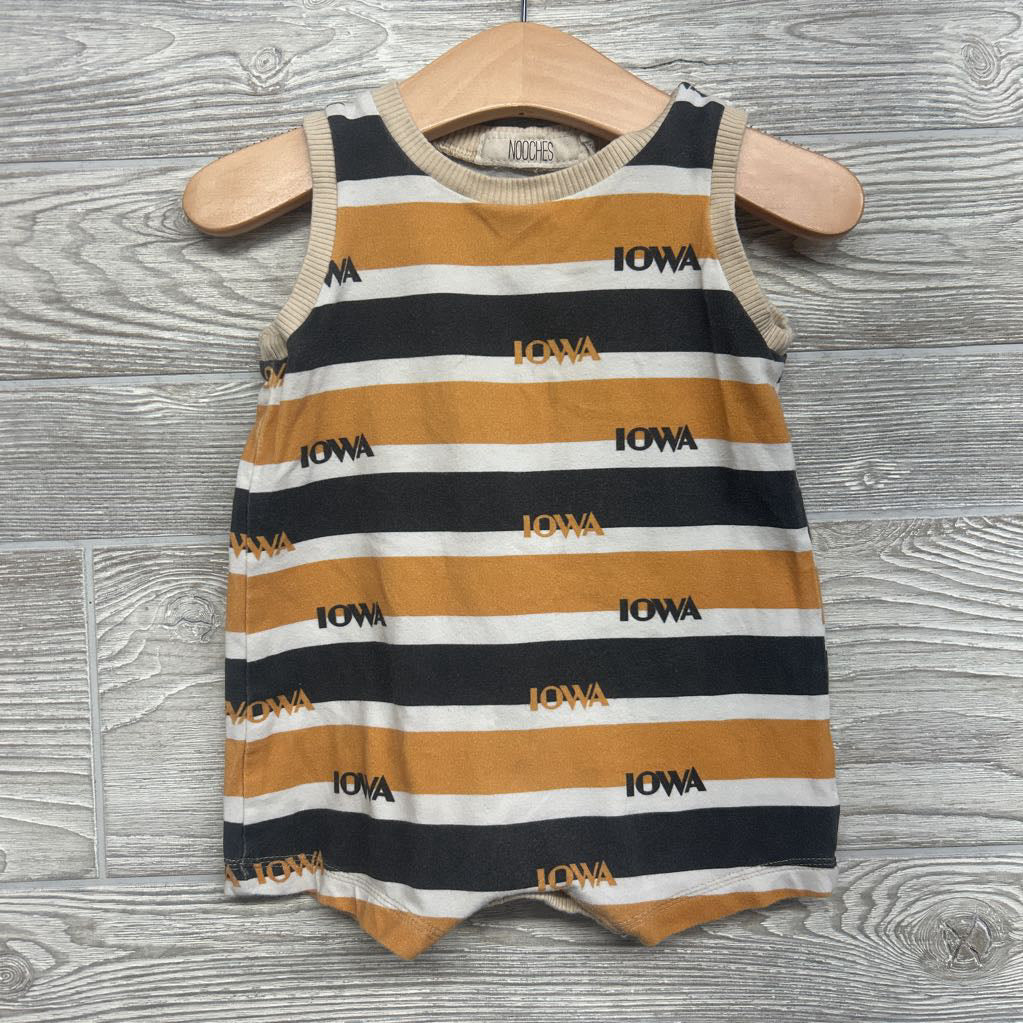 Shorty Romper Stripes Iowa 6-9M