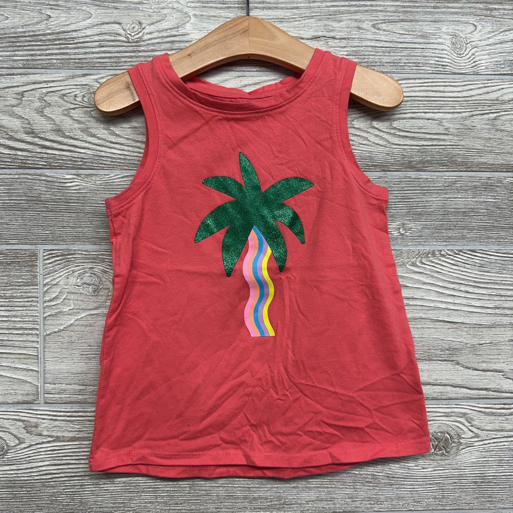 Tank Top Glitter Palm Tree 5t