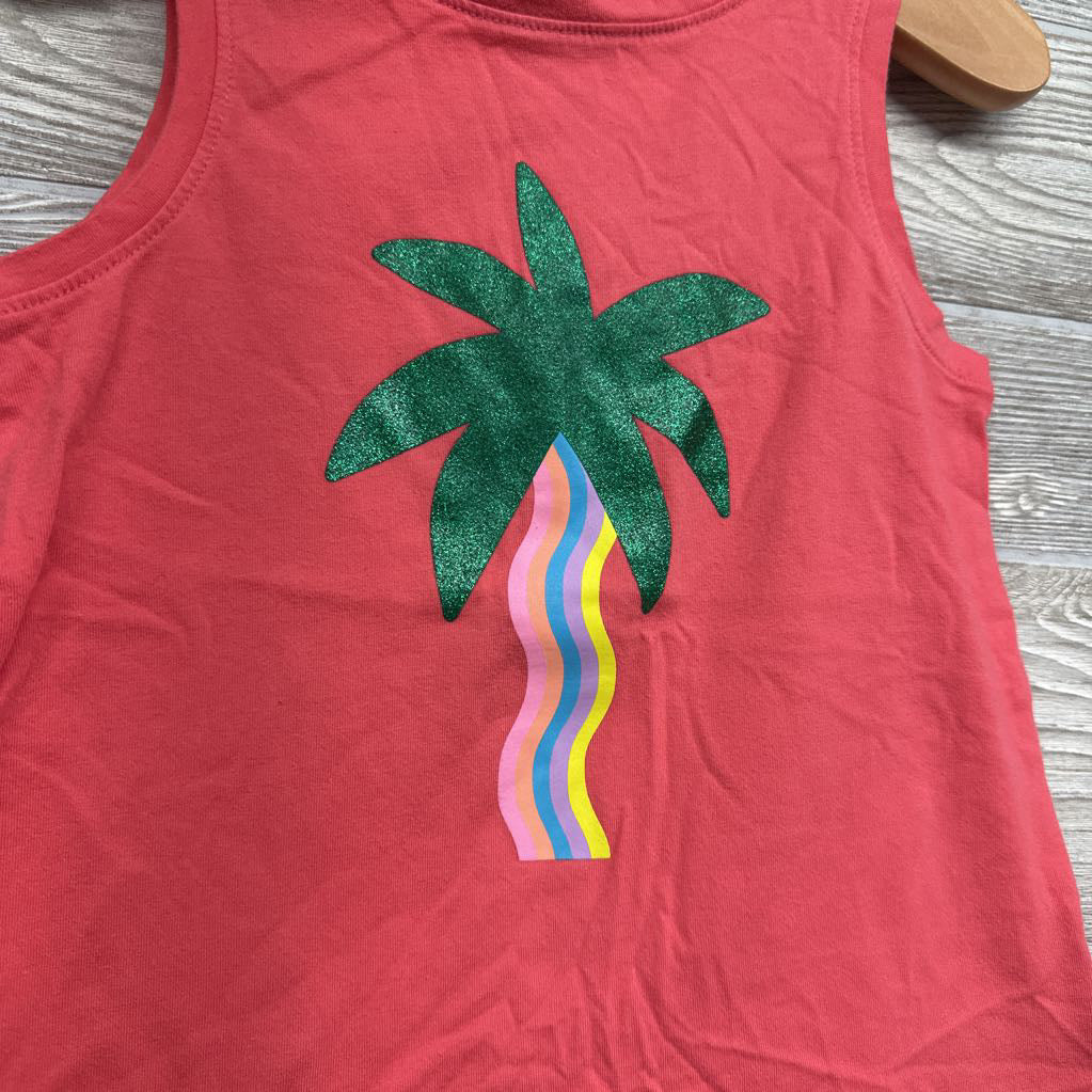 Tank Top Glitter Palm Tree 5t