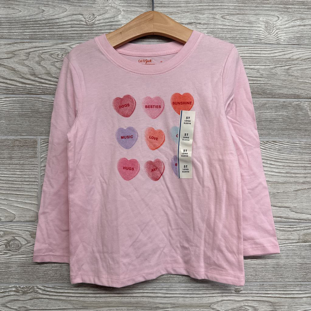NEW Shirt Hearts 5t