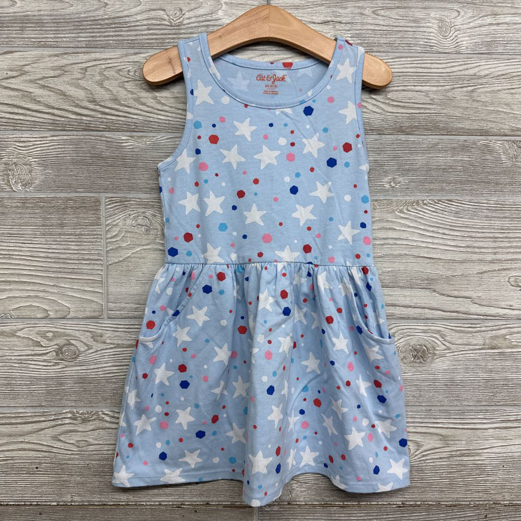 Tank Top Dress Stars 4-5
