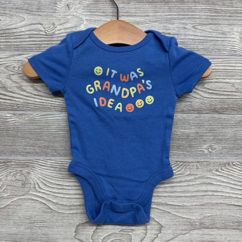 Bodysuit It Was Grandpa's Idea NB