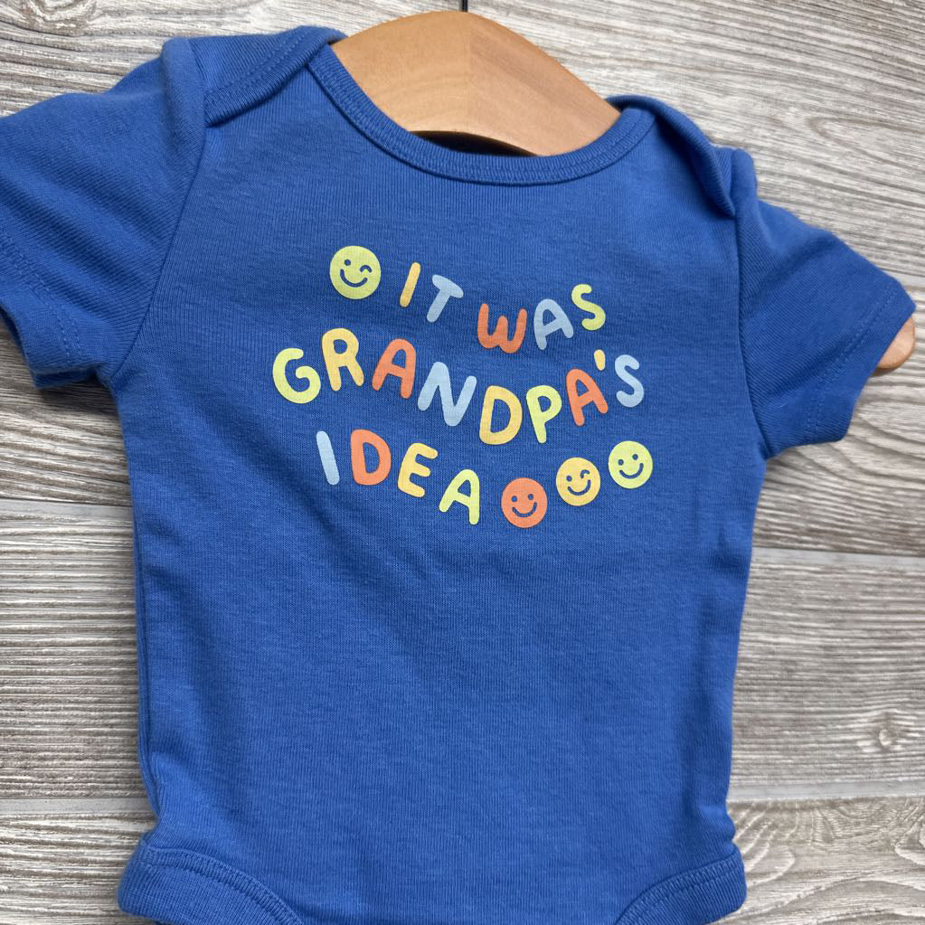 Bodysuit It Was Grandpa's Idea NB