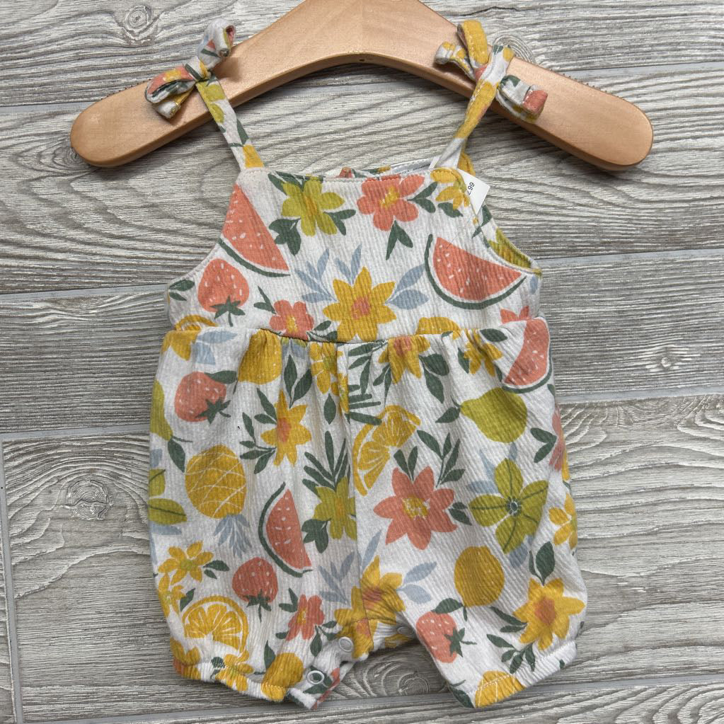 Tank Romper Flowers NB