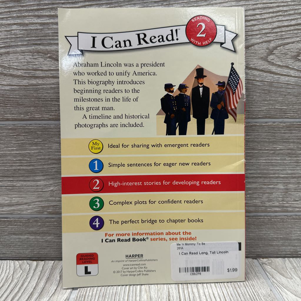 I Can Read Long, Tall Lincoln